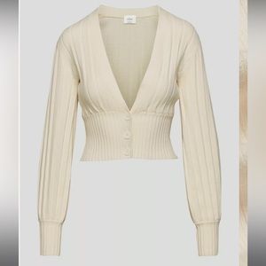 Aritzia Wilfred plunge front cardigan